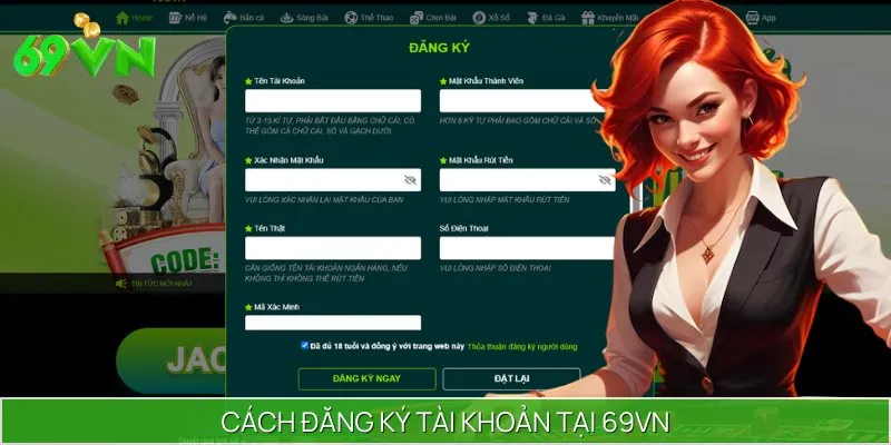Hướng dẫn chi tiết cách đăng ký tài khoản cược chỉ qua 3 bước