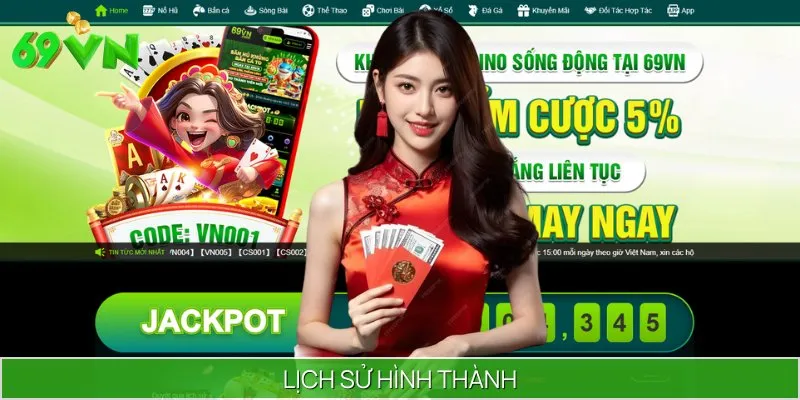 Vài nét giới thiệu về quá trình phát triển từ năm 2012 của nhà cái
