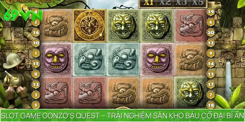 Slot game Gonzo’s Quest được phát hành bởi nhà cung cấp nổi tiếng NetEnt