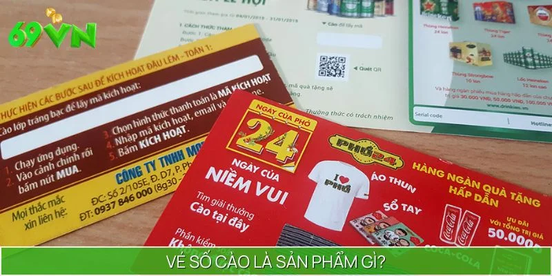 Vé số cào là sản phẩm gì?