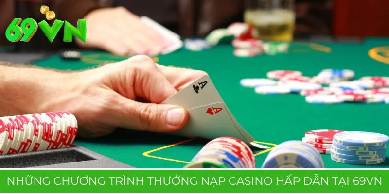 Giới thiệu thưởng nạp casino