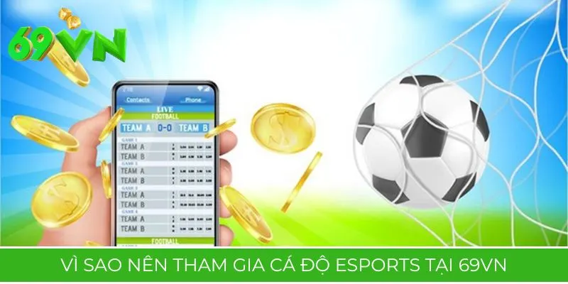 Vì sao nên tham gia cá độ Esports tại 69VN